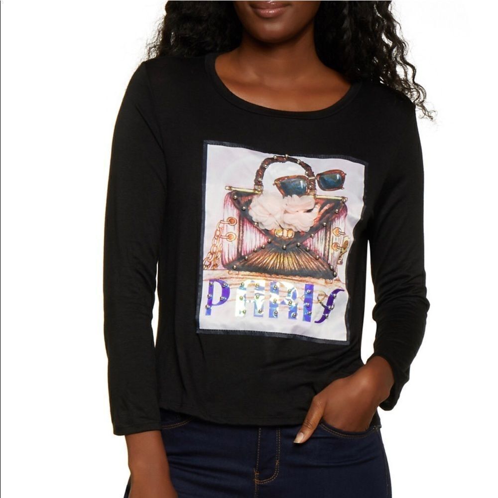 Ladies 3D Paris T-Shirt